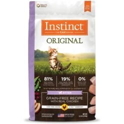 Instinct Kitten Grain-Free Pate Real Chicken Recipe Natural Wet Canned Cat Food & Instinct Original Kitten Grain-Free Recipe With Real Chicken Freeze-Dried Raw Coated Dry Cat Food -PurePet Bites Shop 298134 PT5. AC SS1800 V1681218991