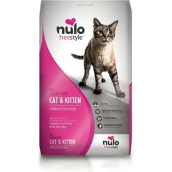Nulo Freestyle Chicken & Cod Recipe Grain-Free Dry Cat & Kitten Food & Nulo Freestyle Perfect Purees Variety Pack Grain-Free Lickable Cat Treats -PurePet Bites Shop 298318 PT1. AC SS1800 V1621288953
