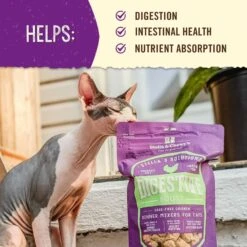 Stella & Chewy's Chick Chick Chicken Dinner Morsels Freeze-Dried Raw Cat Food & Stella & Chewy's Stella's Solutions Digestive Boost Chicken Freeze-Dried Raw Cat Food, 7.5-oz Bag -PurePet Bites Shop 298524 PT4. AC SS1800 V1621294634