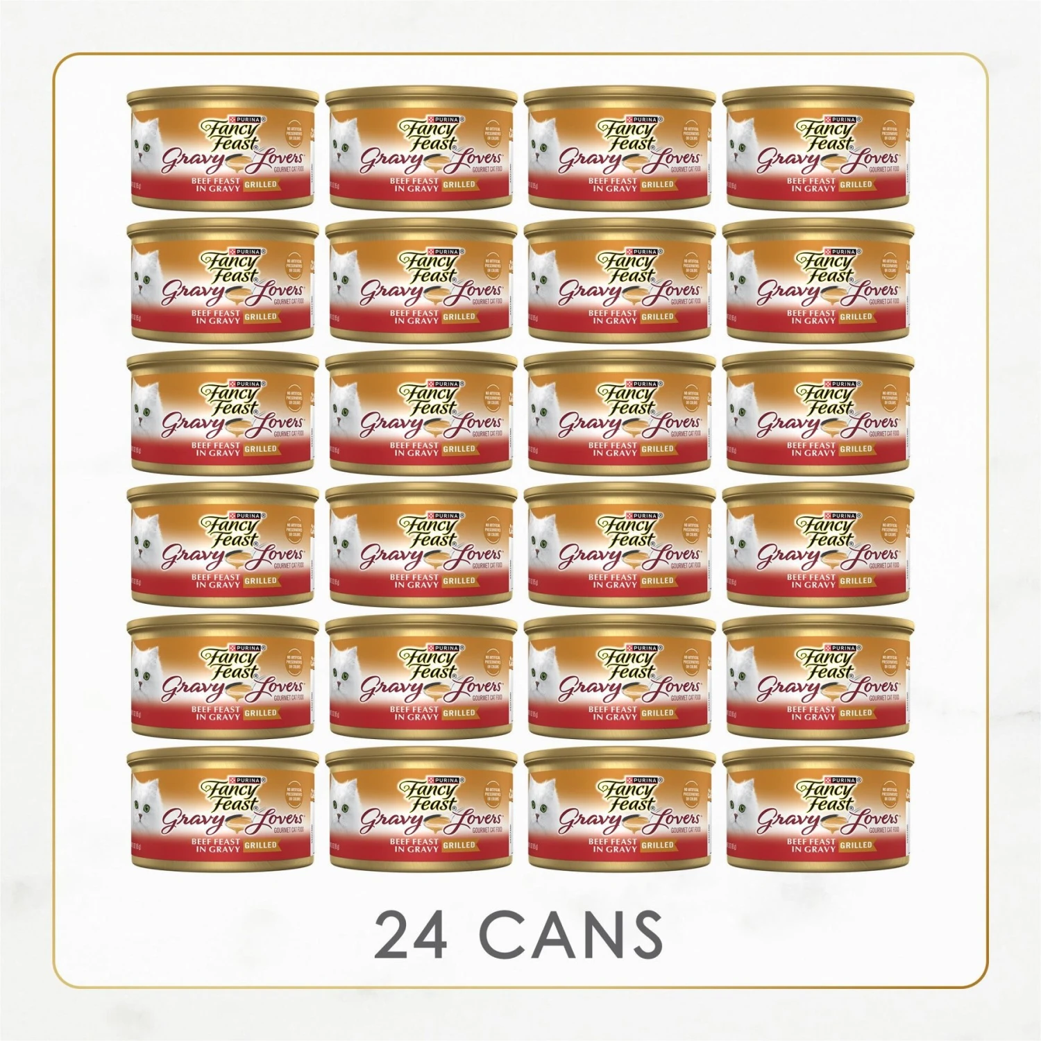 Tiny Tiger Chunks In EXTRA Gravy Beef Recipe Grain-Free Canned Cat Food & Fancy Feast Gravy Lovers Beef Feast Gravy Canned Cat Food 9 Tiny Tiger Chunks In EXTRA Gravy Beef Recipe Grain-Free Canned Cat Food & Fancy Feast Gravy Lovers Beef Feast Gravy Canned Cat Food - Image 7