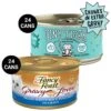 Tiny Tiger Chunks In EXTRA Gravy Seafood Recipe Grain-Free Canned Cat Food & Fancy Feast Gravy Lovers Ocean Whitefish & Tuna Feast In Sauteed Seafood Flavor Gravy Canned Cat Food -PurePet Bites Shop 298568 MAIN. AC SS1800 V1692203981