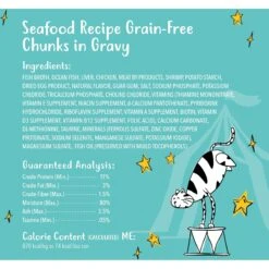 Tiny Tiger Chunks In Gravy Seafood Recipe Grain-Free Canned Cat Food & Fancy Feast Gravy Lovers Ocean Whitefish & Tuna Feast In Sauteed Seafood Flavor Gravy Canned Cat Food -PurePet Bites Shop 298578 PT3. AC SS1800 V1692204040