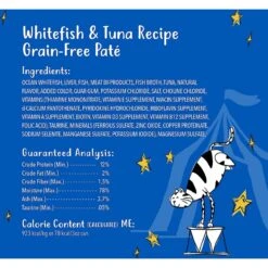 Tiny Tiger Pate Whitefish & Tuna Recipe Grain-Free Canned Cat Food & Tiny Tiger Pate Seafood Recipe Grain-Free Canned Cat Food -PurePet Bites Shop 298598 PT2. AC SS1800 V1621299744