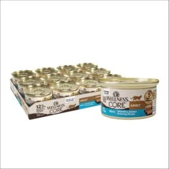 Wellness CORE Natural Grain-Free Turkey & Chicken Liver Pate Canned Kitten Food & Wellness CORE Grain-Free Salmon, Whitefish & Herring Pate Canned Kitten & Cat Food -PurePet Bites Shop 298714 PT5. AC SS1800 V1621991279
