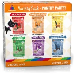 Weruva Cats In The Kitchen Cuties Variety Pack Grain-Free Canned Cat Food & American Journey Landmark Seafood & Chicken In Broth Variety Pack Grain-Free Canned Cat Food, 3-oz, Case Of 12 -PurePet Bites Shop 298754 PT2. AC SS1800 V1623195150