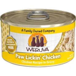 Weruva Paw Lickin' Chicken In Gravy Grain-Free Canned Cat Food & Weruva Mideast Feast With Grilled Tilapia In Gravy Grain-Free Canned Cat Food -PurePet Bites Shop 298764 PT1. AC SS1800 V1621301251