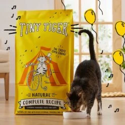 Tiny Tiger, Natural Complete Recipe, Chicken Flavor Dry Cat Food -PurePet Bites Shop 301417 PT6. AC SS1800 V1648747914