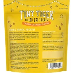 Tiny Tiger Chunks In EXTRA Gravy Chicken Recipe Grain-Free Canned Cat Food & Tiny Tiger Chicken Chompers Flavor Filled Cat Treats -PurePet Bites Shop 303742 PT6. AC SS1800 V1623034341