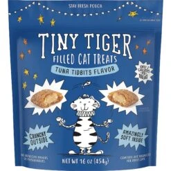 Tiny Tiger Chunks In EXTRA Gravy Tuna Recipe Grain-Free Canned Cat Food & Tiny Tiger Tuna Tidbits Flavor Filled Cat Treats -PurePet Bites Shop 303746 PT5. AC SS1800 V1623079062