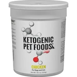 PurePet Bites Shop 19 Ketogenic Pet Food Chicken Dry Dog & Cat Food, 18.5-oz Canister