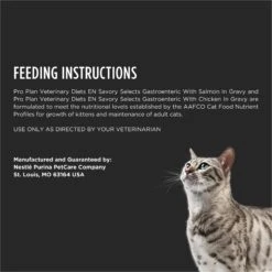 Purina Pro Plan Veterinary Diets EN Gastroenteric Savory Selects In Gravy Variety Pack Wet Cat Food -PurePet Bites Shop 308553 PT7. AC SS1800 V1700156469