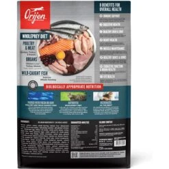 ORIJEN Guardian 8 Free Run Chicken, Wild Caught Salmon & Rabbit Adult Grain-Free Dry Cat Food -PurePet Bites Shop 311078 PT1. AC SS1800 V1689607134