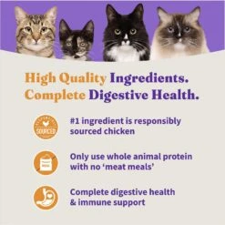 Halo Holistic Kitten Food Grain-Free Cage-Free Chicken Recipe Complete Digestive Health Dry Cat Food -PurePet Bites Shop 311459 PT5. AC SS1800 V1681836196