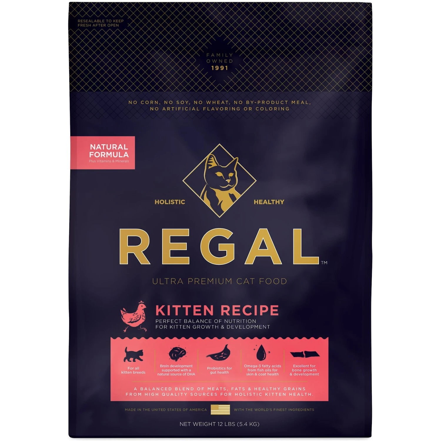 Regal Pet Foods Kitten Recipe Dry Cat Food 3 Regal Pet Foods Kitten Recipe Dry Cat Food