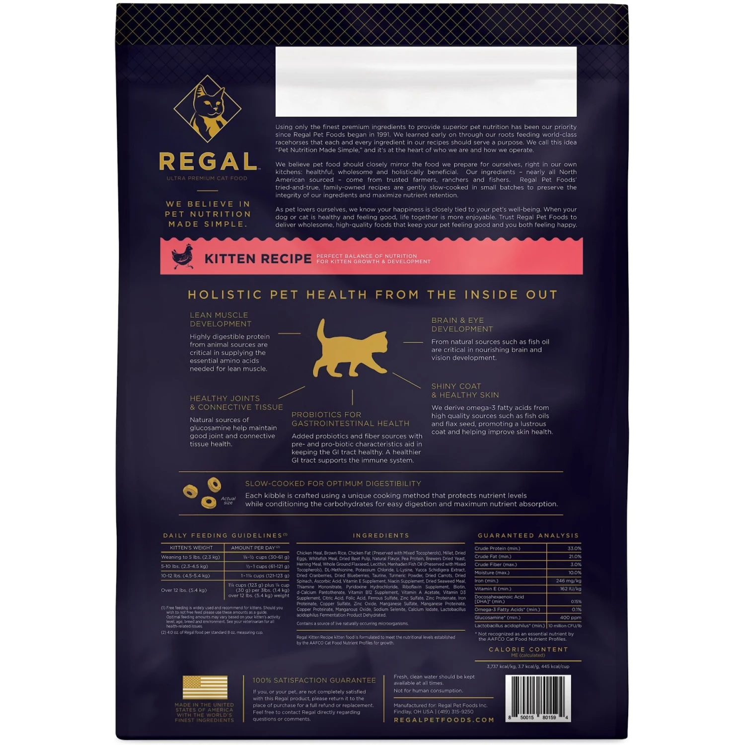 Regal Pet Foods Kitten Recipe Dry Cat Food 4 Regal Pet Foods Kitten Recipe Dry Cat Food - Image 2