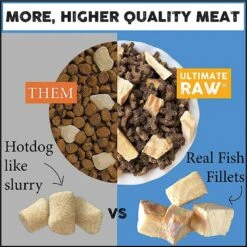 Nature's Diet Ultimate Raw Duck Liver Coated Kibble With Whitefish Filet Inclusions Freeze-Dried Cat Food, 5-lb Bag -PurePet Bites Shop 318141 PT7. AC SS1800 V1628806880