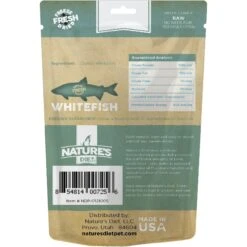 Nature's Diet Whitefish Raw Freeze-Dried Cat Treats, 1-oz Pouch -PurePet Bites Shop 318175 PT1. AC SS1800 V1628805997