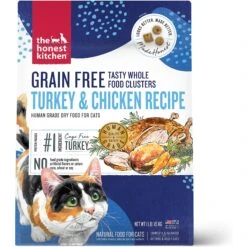 The Honest Kitchen Whole Food Clusters Grain-Free Turkey & Chicken Dry Cat Food