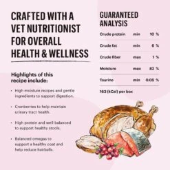 The Honest Kitchen Grain-Free Minced Chicken & Salmon In Bone Broth Gravy Wet Cat Food -PurePet Bites Shop 324346 PT3. AC SS1800 V1635804425