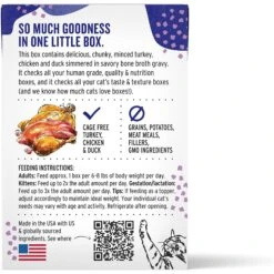 The Honest Kitchen Grain-Free Minced Turkey, Chicken & Duck In Bone Broth Gravy Wet Cat Food -PurePet Bites Shop 324364 PT1. AC SS1800 V1635804134