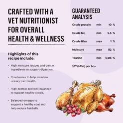 The Honest Kitchen Grain-Free Minced Turkey, Chicken & Duck In Bone Broth Gravy Wet Cat Food -PurePet Bites Shop 324364 PT3. AC SS1800 V1635803804