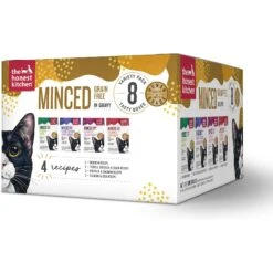 The Honest Kitchen Grain-Free Variety Pack Minced In Gravy Wet Cat Food, 8 Count -PurePet Bites Shop 324366 PT1. AC SS1800 V1635803507