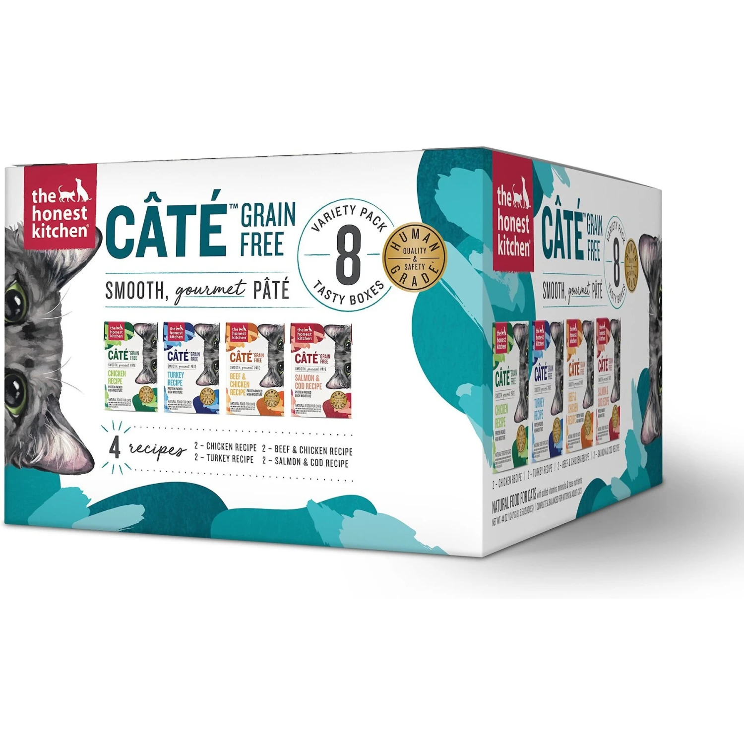 The Honest Kitchen Grain-Free Variety Pack Wet Cat Food, Case Of 8 4 The Honest Kitchen Grain-Free Variety Pack Wet Cat Food, Case Of 8 - Image 2