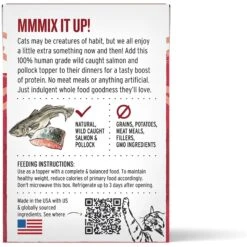 The Honest Kitchen Mmmixers Salmon & Pollock Cat Food Topper -PurePet Bites Shop 324372 PT1. AC SS1800 V1635802584