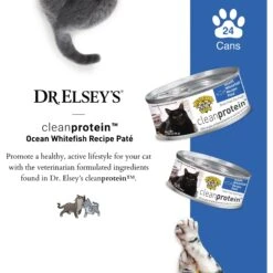 Dr. Elsey's Cleanprotein Whitefish Recipe Wet Cat Food 12 Dr. Elsey's Cleanprotein Whitefish Recipe Wet Cat Food -PurePet Bites Shop 325182 PT3. AC SS1800 V1701366068