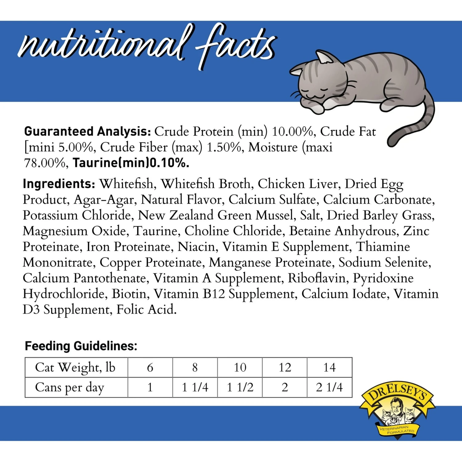 Dr. Elsey's Cleanprotein Whitefish Recipe Wet Cat Food 7 Dr. Elsey's Cleanprotein Whitefish Recipe Wet Cat Food - Image 5