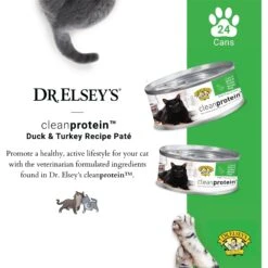 Dr. Elsey's Cleanprotein Duck & Turkey Recipe Wet Cat Food -PurePet Bites Shop 325184 PT2. AC SS1800 V1702306015