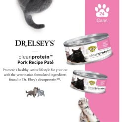 Dr. Elsey's Cleanprotein Pork Recipe Wet Cat Food -PurePet Bites Shop 325185 PT2. AC SS1800 V1702069112