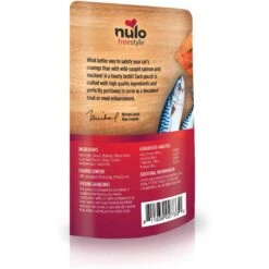Nulo FreeStyle Chunky Salmon & Mackerel Broth Wet Cat Food, 2.8-oz Pouch, Case Of 24 -PurePet Bites Shop 329279 PT1. AC SS1800 V1634931596