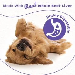 Halo Liv-A-Littles Beef Liver Protein Freeze-Dried Dog & Cat Treats, 3-oz Bag -PurePet Bites Shop 329479 PT2. AC SS1800 V1631617610