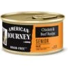 American Journey Senior Pate Chicken & Beef Recipe Canned Cat Food, 3-oz Can, Case Of 24 -PurePet Bites Shop 330849 MAIN. AC SS1800 V1691614424