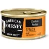American Journey Senior Pate Chicken Recipe Canned Cat Food, 3-oz Can, Case Of 24 -PurePet Bites Shop 330851 MAIN. AC SS1800 V1691614424