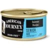 American Journey Senior Pate Salmon Recipe Canned Cat Food, 3-oz Can, Case Of 24 -PurePet Bites Shop 330853 MAIN. AC SS1800 V1691614426