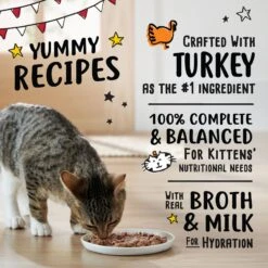 Tiny Tiger, Kitten Classic, Turkey Pate Recipe, Canned Cat Food -PurePet Bites Shop 330996 PT3. AC SS1800 V1687284919