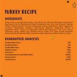 Tiny Tiger, Kitten Classic, Turkey Pate Recipe, Canned Cat Food -PurePet Bites Shop 330996 PT4. AC SS1800 V1687284399