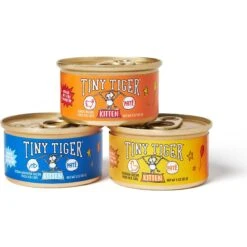 Tiny Tiger, Kitten Classic, Turkey Pate Recipe, Canned Cat Food -PurePet Bites Shop 330996 PT5. AC SS1800 V1642187810