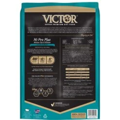 VICTOR Hi-Pro Plus Active Cat & Kitten Ocean Fish Recipe Dry Cat Food -PurePet Bites Shop 333759 PT2. AC SS1800 V1677684667