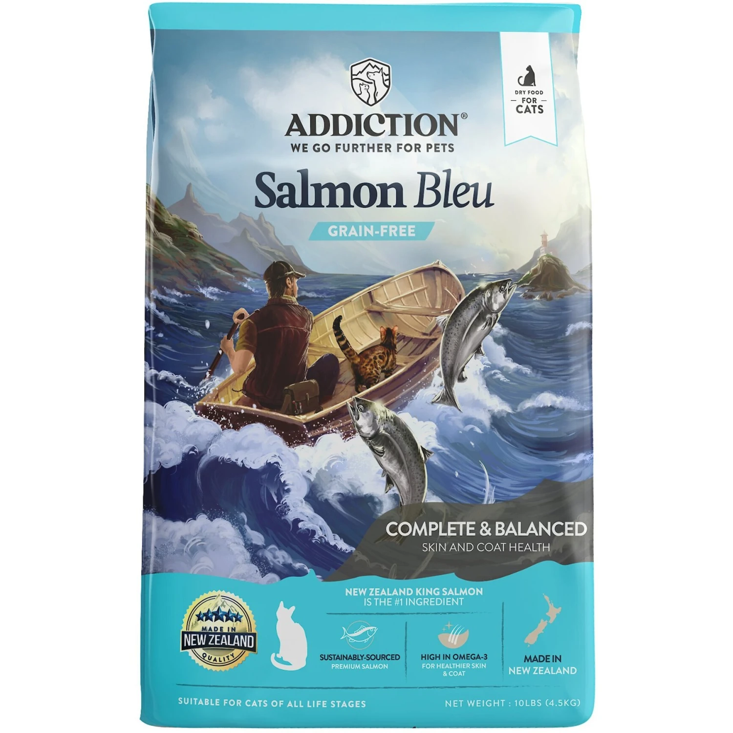 Addiction Grain-Free Salmon Bleu Dry Cat Food 3 Addiction Grain-Free Salmon Bleu Dry Cat Food