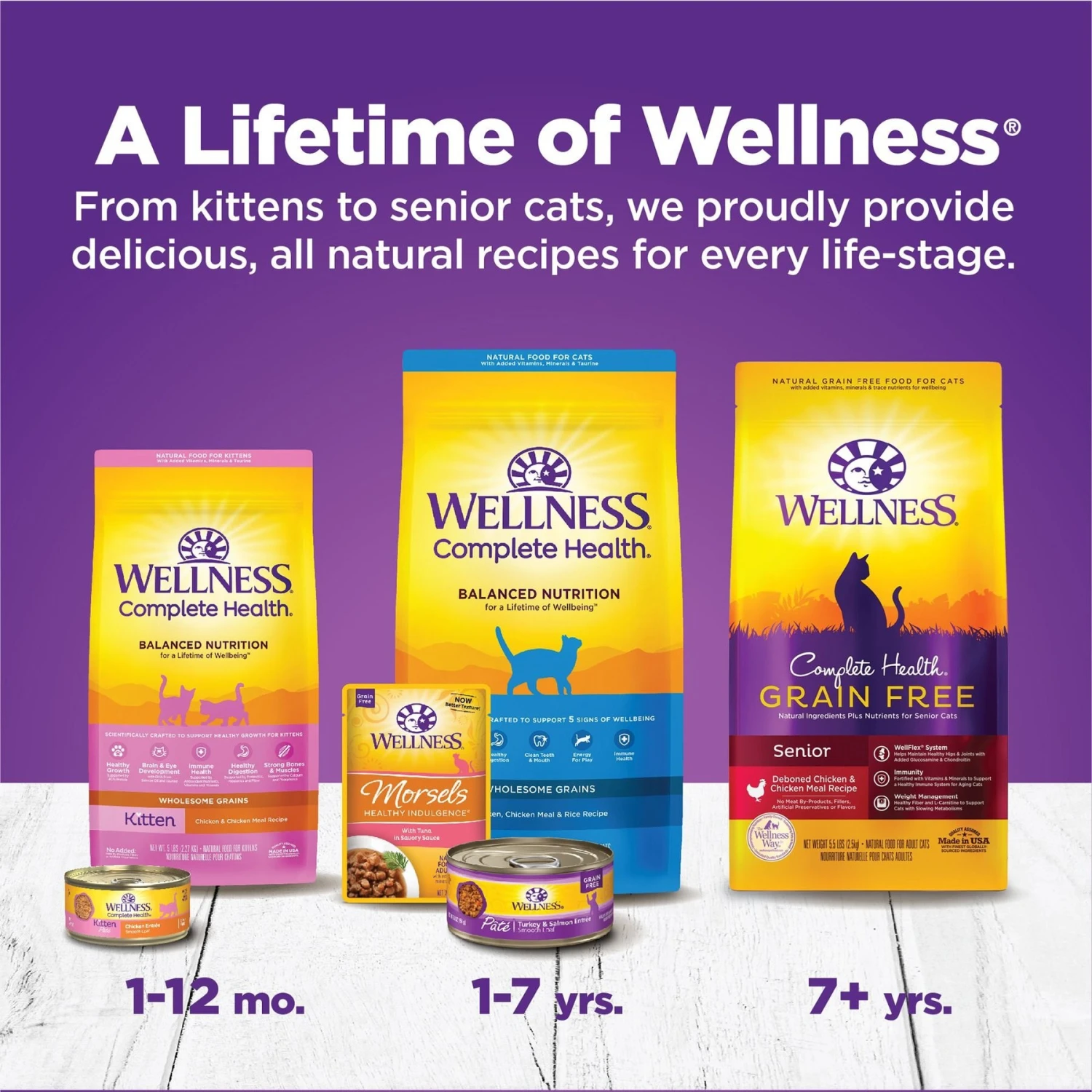 Wellness Complete Health Kitten Deboned Chicken, Chicken Meal & Rice Dry Cat Food, 5-lb Bag 9 Wellness Complete Health Kitten Deboned Chicken, Chicken Meal & Rice Dry Cat Food, 5-lb Bag - Image 7