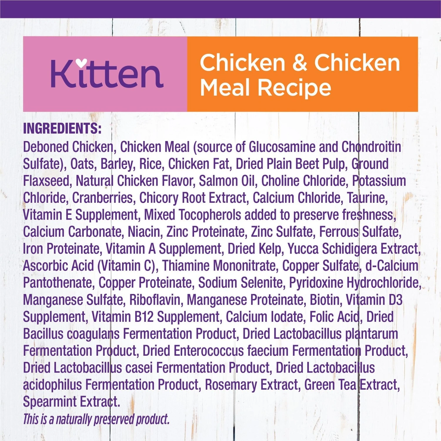 Wellness Complete Health Kitten Deboned Chicken, Chicken Meal & Rice Dry Cat Food, 5-lb Bag 10 Wellness Complete Health Kitten Deboned Chicken, Chicken Meal & Rice Dry Cat Food, 5-lb Bag - Image 8