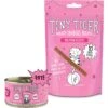 Tiny Tiger, Meaty Tenders Cat Treats, Salmon Recipe & Tiny Tiger Pate Salmon Recipe Grain-Free Canned Cat Food 2 Tiny Tiger, Meaty Tenders Cat Treats, Salmon Recipe & Tiny Tiger Pate Salmon Recipe Grain-Free Canned Cat Food -PurePet Bites Shop 347708 MAIN. AC SS1800 V1639545993