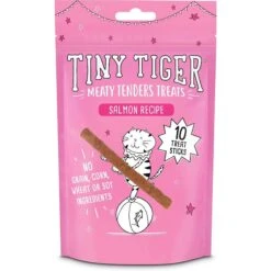Tiny Tiger, Meaty Tenders Cat Treats, Salmon Recipe & Tiny Tiger, Natural Indoor Recipe Chicken Flavor Dry Cat Food -PurePet Bites Shop 347710 PT1. AC SS1800 V1639530090