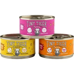 Tiny Tiger, Natural Indoor Recipe Chicken Flavor Dry Cat Food & Tiny Tiger Chunks In EXTRA Gravy Beef & Poultry Recipes Variety Pack Grain-Free Canned Cat Food -PurePet Bites Shop 347718 PT6. AC SS1800 V1639542381