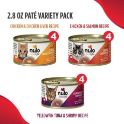 Nulo FreeStyle Cat & Kitten Grain-Free Pate Variety Pack Cat Food -PurePet Bites Shop 349095 PT1. AC SS1800 V1689109350