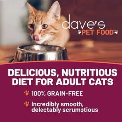 Dave's Pet Food Saucey Pate Chicken & Tuna Recipe Wet Cat Food, 5.5-oz Can, Case Of 24 -PurePet Bites Shop 352419 PT1. AC SS1800 V1640271701