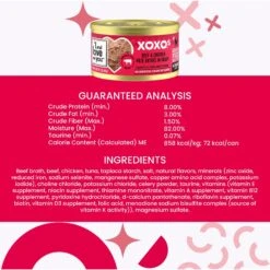 I And Love And You XOXO Chicken & Beef Pate Grain-Free Variety Pack Canned Cat Food, 3-oz Can, Case Of 12 -PurePet Bites Shop 352473 PT5. AC SS1800 V1686941646